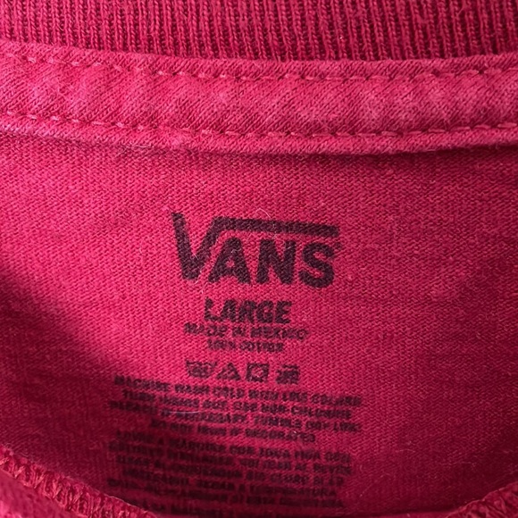 Vans Boys T-Shirt Size Large - Picture 2 of 3